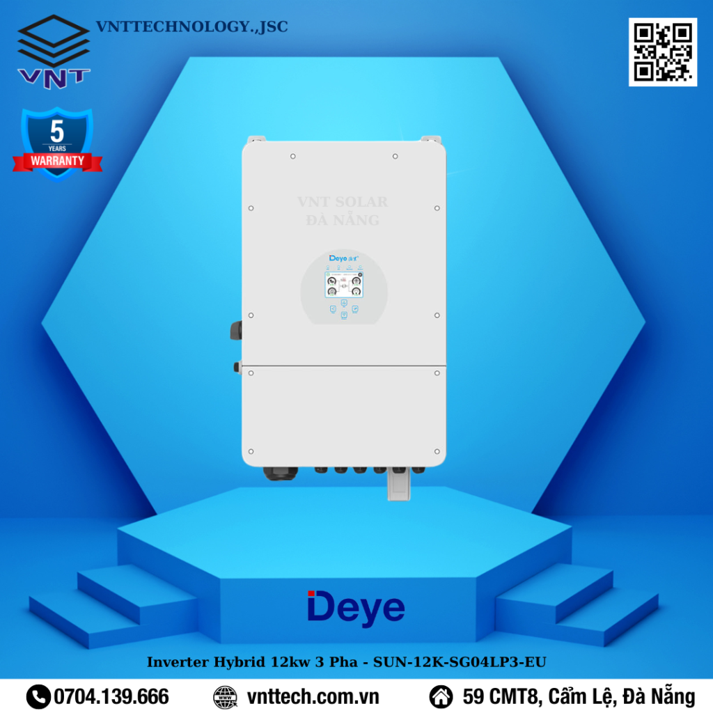Inverter Hybrid Deye 12kw 3 Pha - SUN-12K-SG04LP3-EU — #VNT SOLAR nhà ...