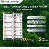 PIN LITHIUM DEYE MODEL : BOS-G-Pack5.1 Áp Cao